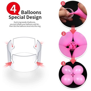 Set 10/50 khoen cài bóng hỗ trợ làm cổng bóng, trụ bóng trang trí