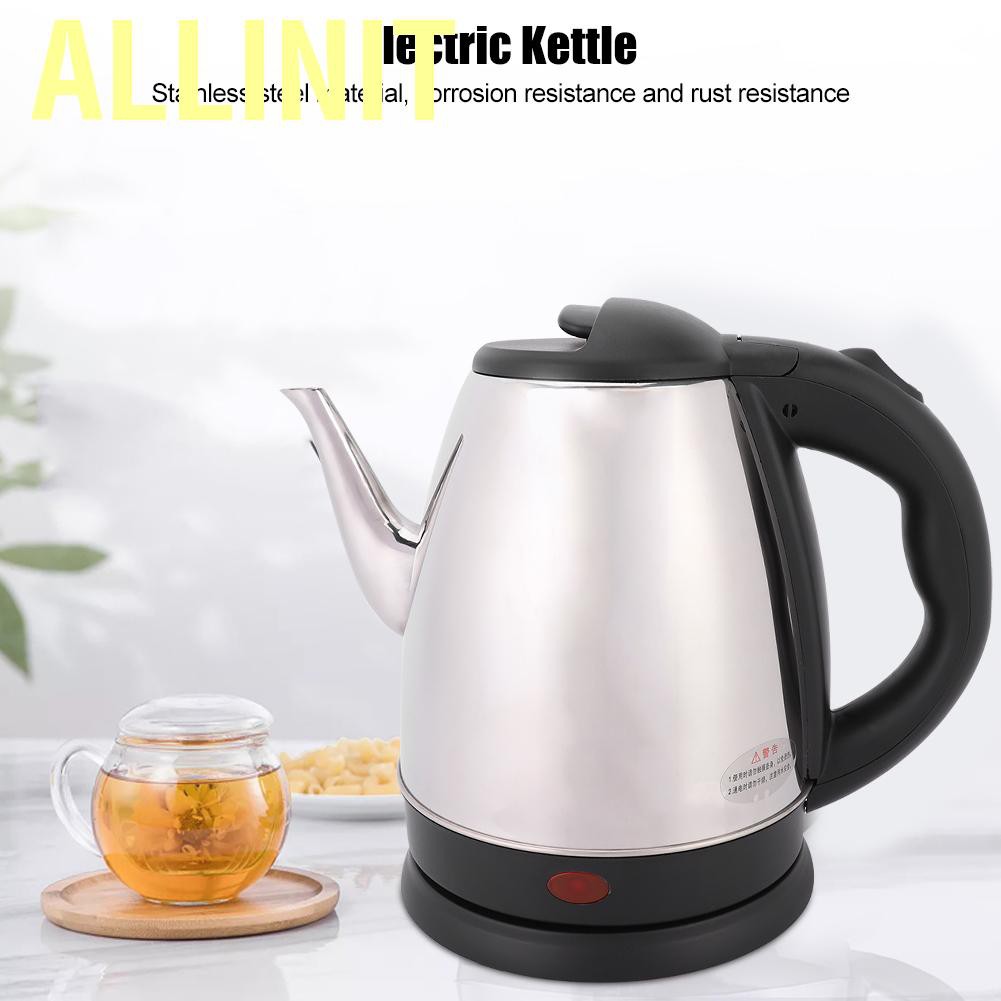 Allinit 1.5L Household Stainless Steel Electric Kettle Water Boiler Heating Pot AU Plug 220V