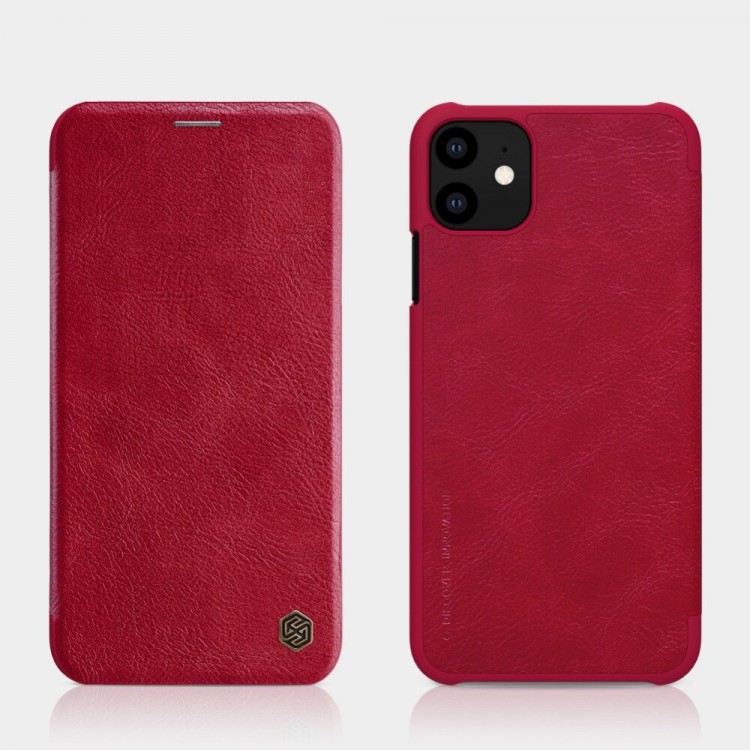 Bao da iPhone 12 Pro Max/ iPhone 11/ 11 Pro/ 11 Pro Max hiệu Nillkin Qin | BigBuy360 - bigbuy360.vn