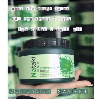 Hấp tảo biển collagen nataki ,hấp phục hồi tóc 500ml-1000ml