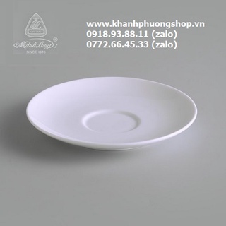 dĩa lót chén cơm sứ Minh Long - dĩa lót chén cơm sứ