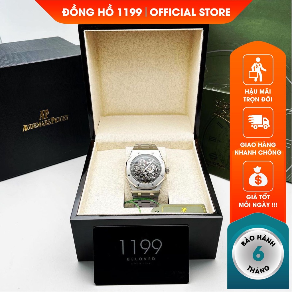 Đồng hồ cơ nam tự động 1199WATCHES chất liệu cao cấp bền bỉ bảo hành 6 tháng 2936