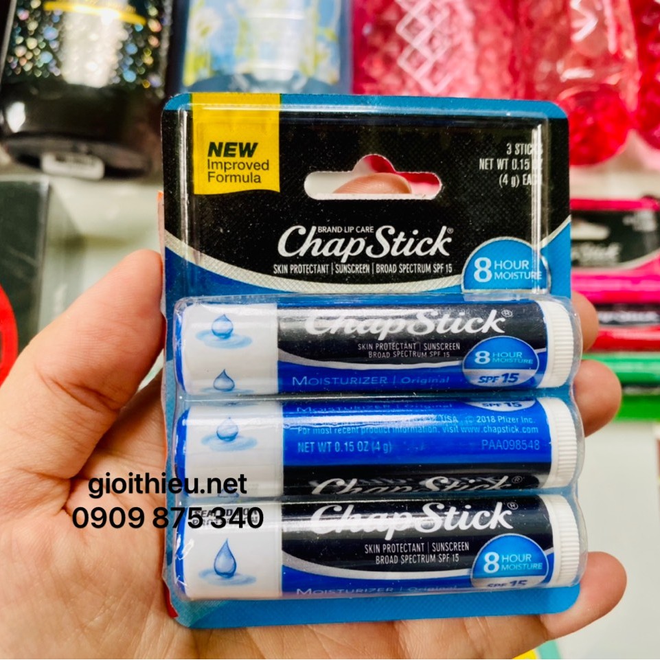Son Dưỡng Môi CHAPSTICK (4g) NHIỀU MÙI