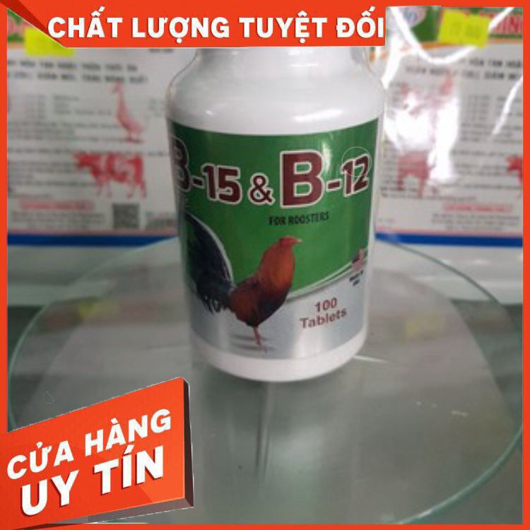 Combo Gallomin & B15&b12 - Thuốc nuôi tăng bo cho gà đá