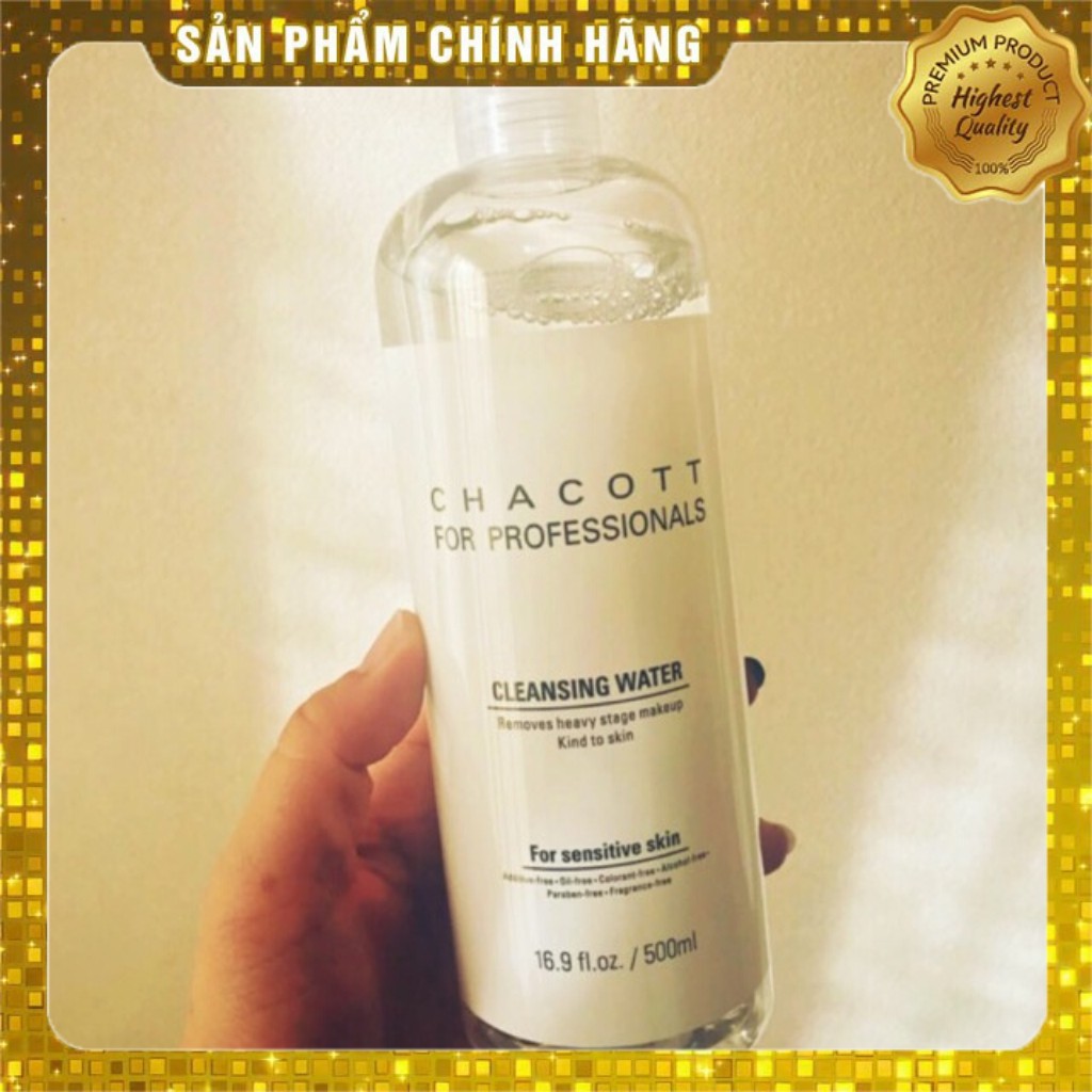 Nước tẩy trang Chacott For Professionals 500ml-dưỡng ẩm🌼da nhạy cảm và da mụn, cực kỳ dịu nhẹ và không gây kích ứng | BigBuy360 - bigbuy360.vn