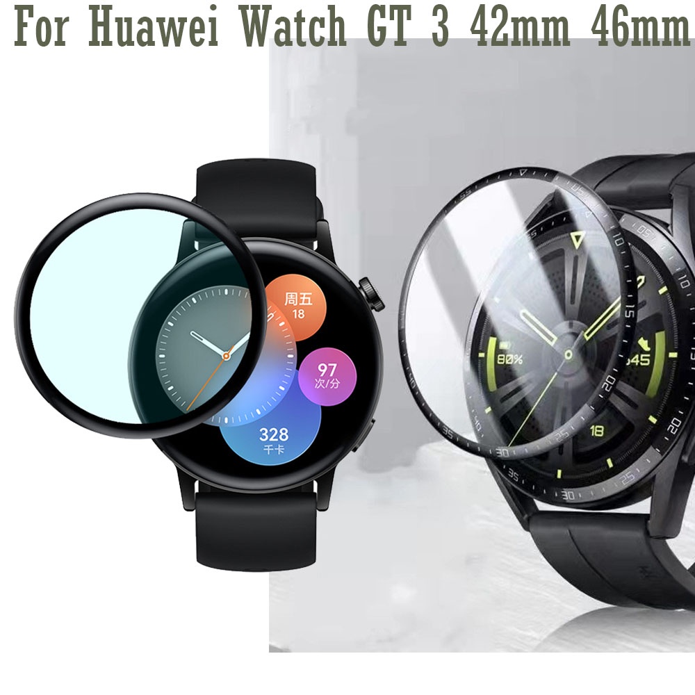 Miếng Dán 3D Bảo Vệ Màn Hình Cho Đồng Hồ Thông Minh Huawei Watch GT 3 Pro 46mm 43mm GT2 42mm Smart For Honor GS3 Ốp