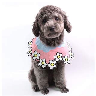 Pet Four Seasons Universal Dệt Yếm Mèo Và Chó Trang Trí Thời Trang Viền Các Kiểu Khác Nhau Phụ Kiện Cổ