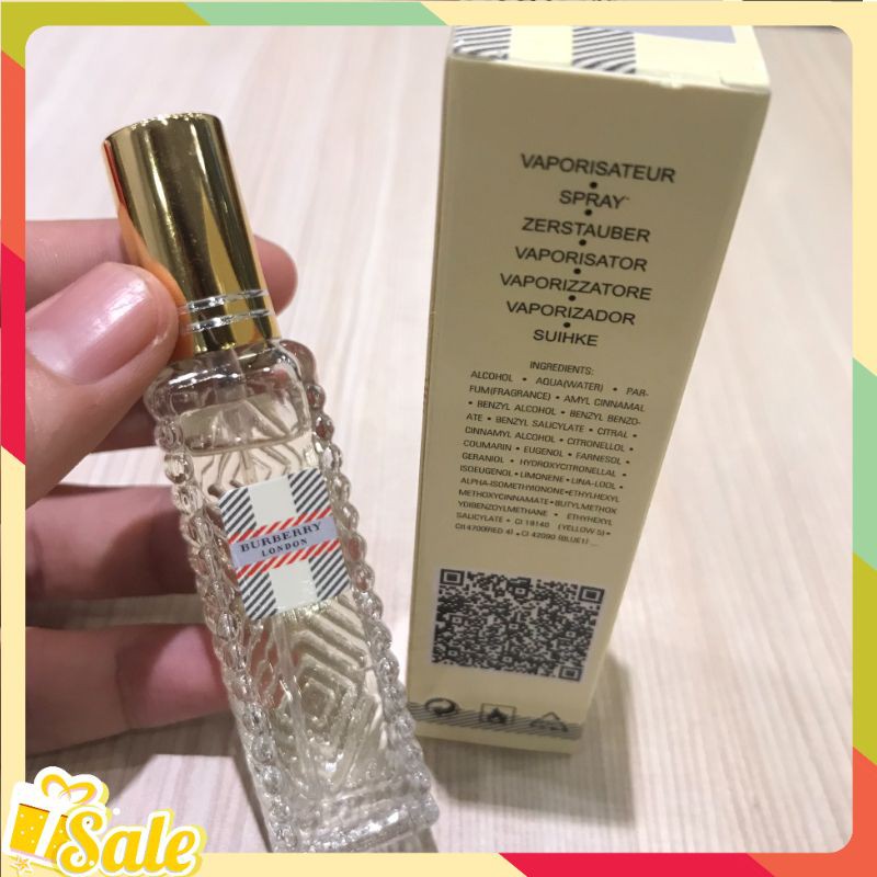 Nước Hoa mini, Nước Hoa Burbery 20ml 6D Thơm Lâu 12h Hương Thơm Sang Trọng, Đẳng Cấp Nước hoa Chính Hãng | Thế Giới Skin Care