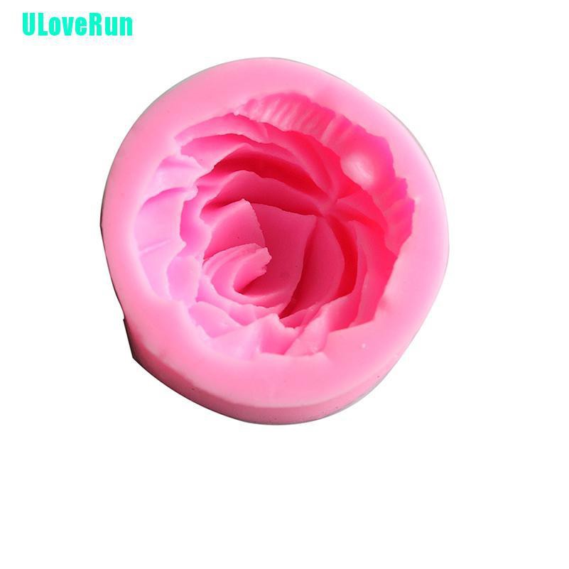 Khuôn Silicone Tạo Hình Hoa Hồng 3D Trang Trí Bánh