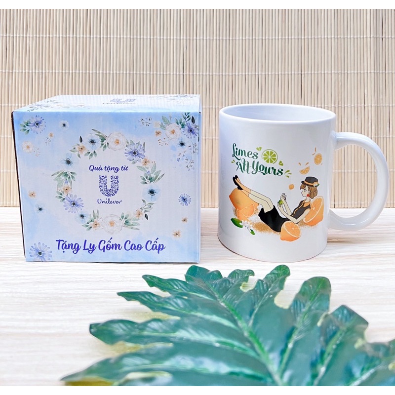 Ly sứ có quai 300ml (Quà Km Unilever)