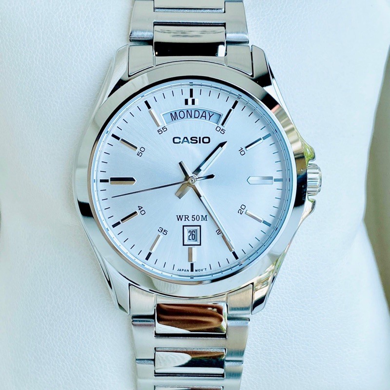 Đồng hồ nam dây thép Casio MTP 1370D 7A