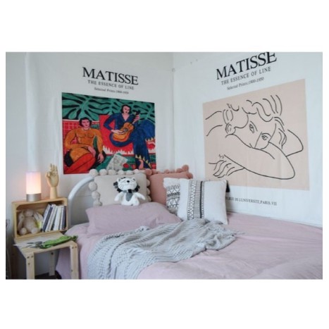 [Mã LIFEXANH03 giảm 10% đơn 500K] Tranh vải treo tường Matisse phong cách retro -may.decor-