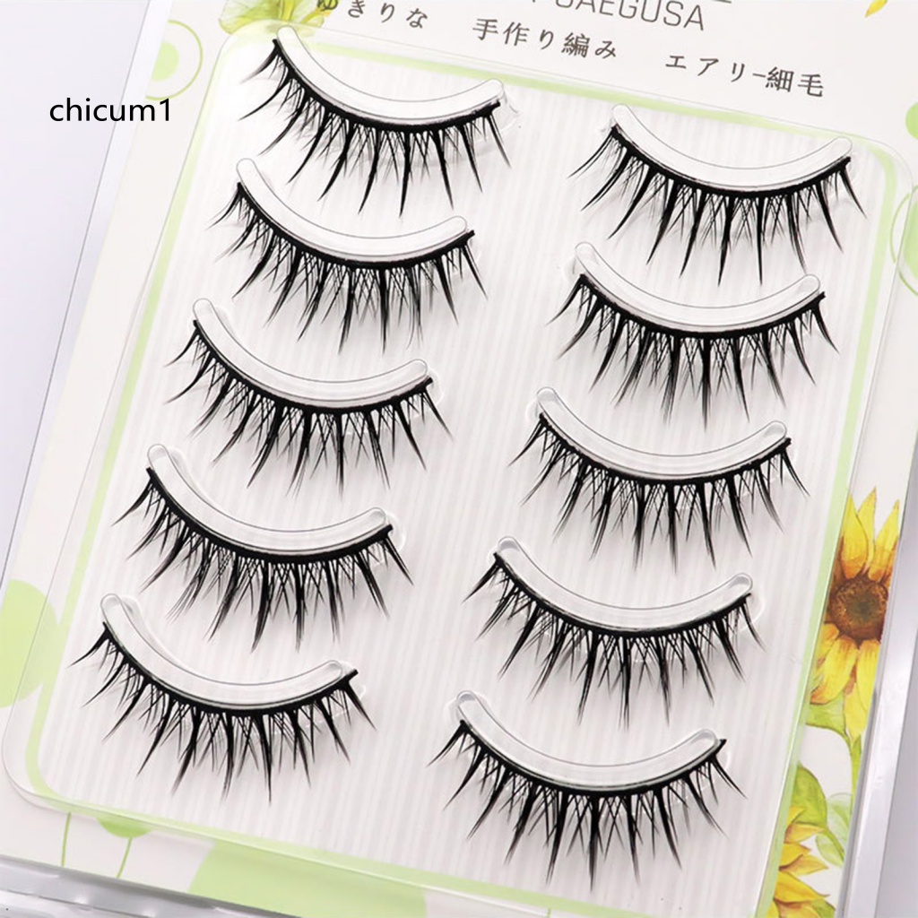 Lông Mi Giả Cứng Nối Mi Trang Điểm Sành Điệu Cho Nữ