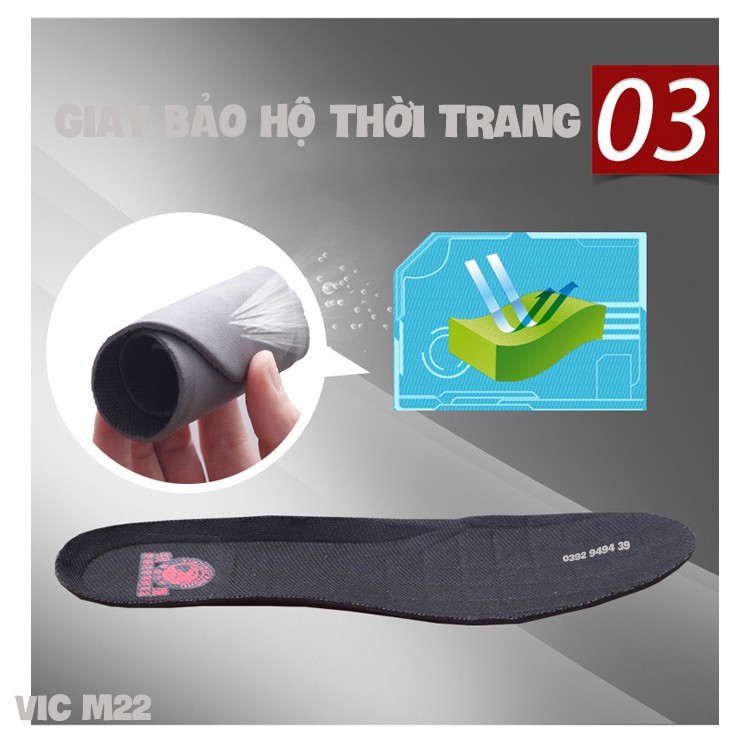 GIầy bảo hộ thời trang VIC M22