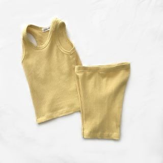 Bộ ba lỗ thun gân Minky Mom
