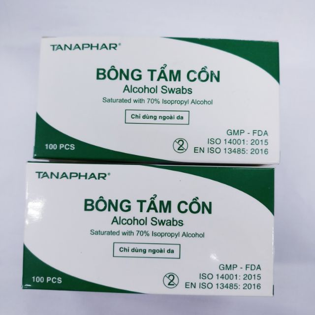 Bông tẩm cồn TANAPHAR 100