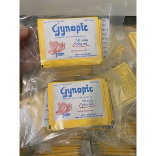 Bịch 10 gói gynopic - gynosap - bột hoa hồng vệ sinh phụ nữ