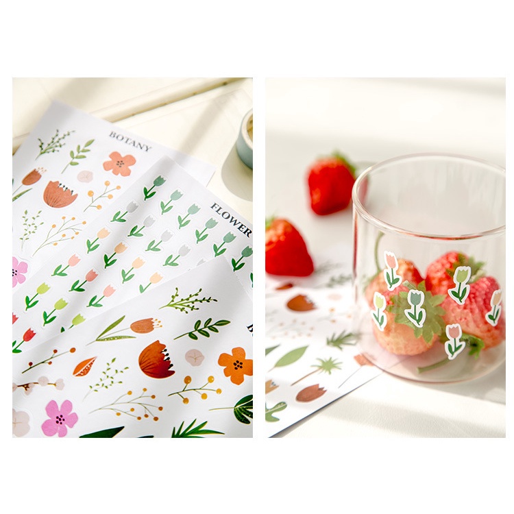 Sticker Dán Trang Trí Sổ Tay DIY Họa Tiết Hoạt Hình Đáng Yêu