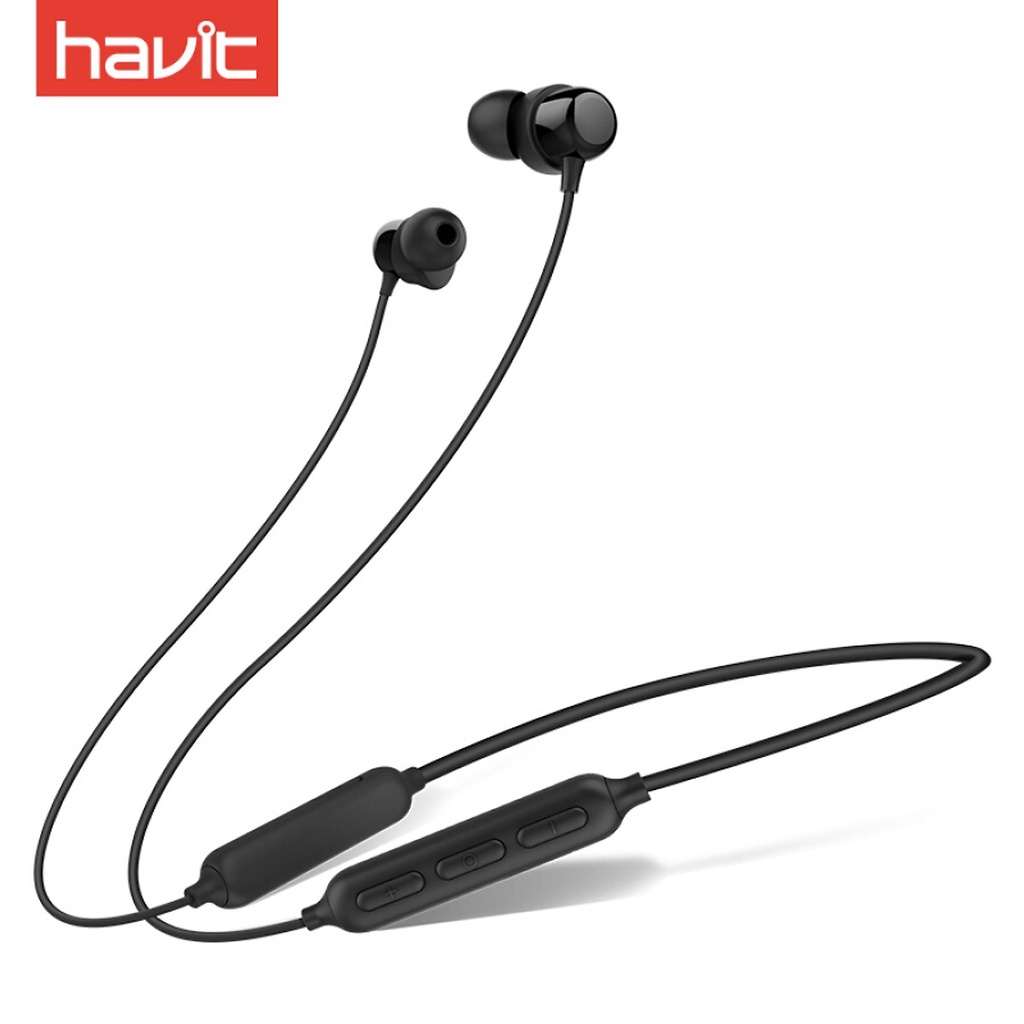 Tai nghe bluetooth RX-S200 Neck-band Sports V5.0, pin dùng 10H, có khe gắn thẻ nhớ 2 pin bao hơn 8 tiếng