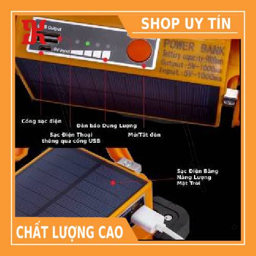 Đèn Pin Năng Lượng Mặt Trời Kiêm Sạc Dự Phòng