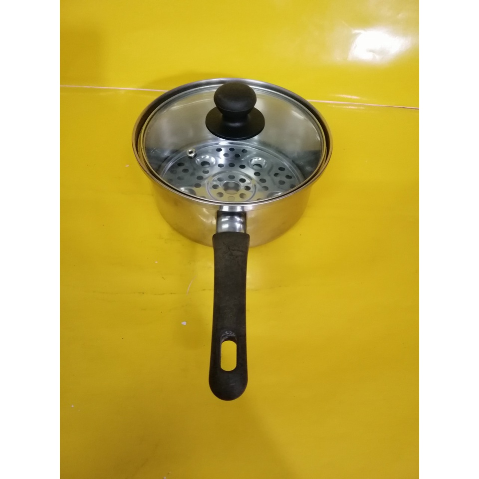Quánh inox nội địa Nhật, size 20cm, cao 9cm (178), dùng được bếp từ