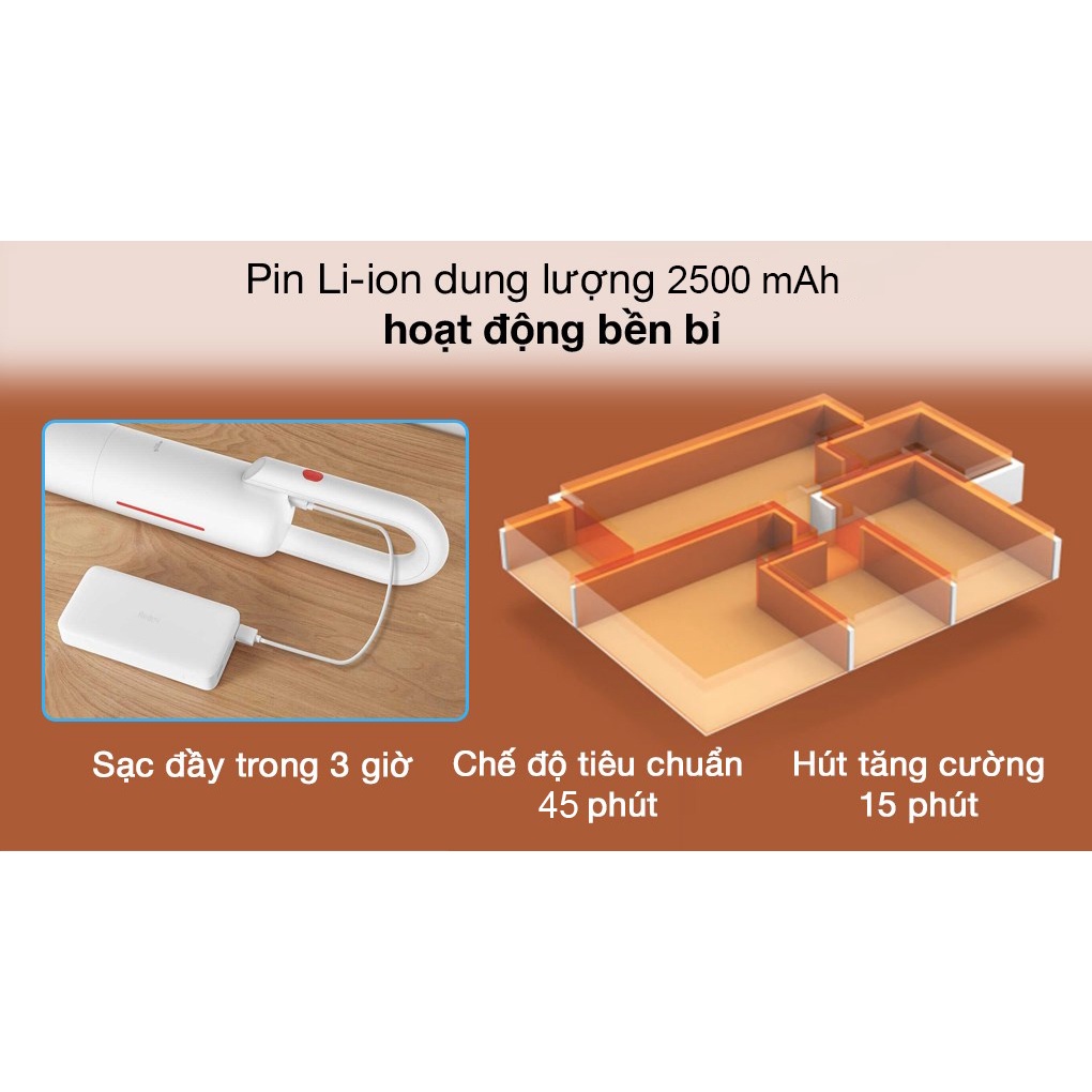 Máy Hút Bụi Cầm Tay Không Dây Deerma VC01 Max Chính Hãng Cao Cấp - Bảo Hành 12 Tháng