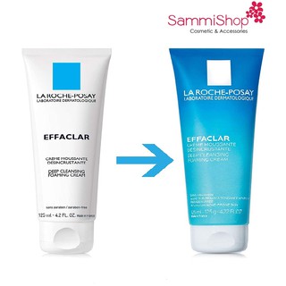 Sữa Rửa Mặt Tạo Bọt Làm Sạch Dành Cho Da Dầu Nhạy Cảm La Roche-Posay Effaclar Deep Cleansing Foaming Cream 125ml