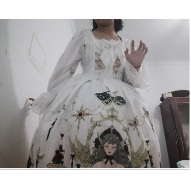 (CÓ SẴN) Tùng phồng Lolita cosplay có gọng- có thể điều chỉnh độ rộng. | BigBuy360 - bigbuy360.vn