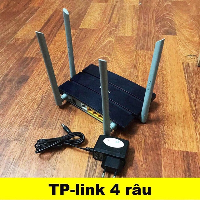 Thanh Lí Bộ Phát Wifi Tplink 4 râu Xuyên Tường