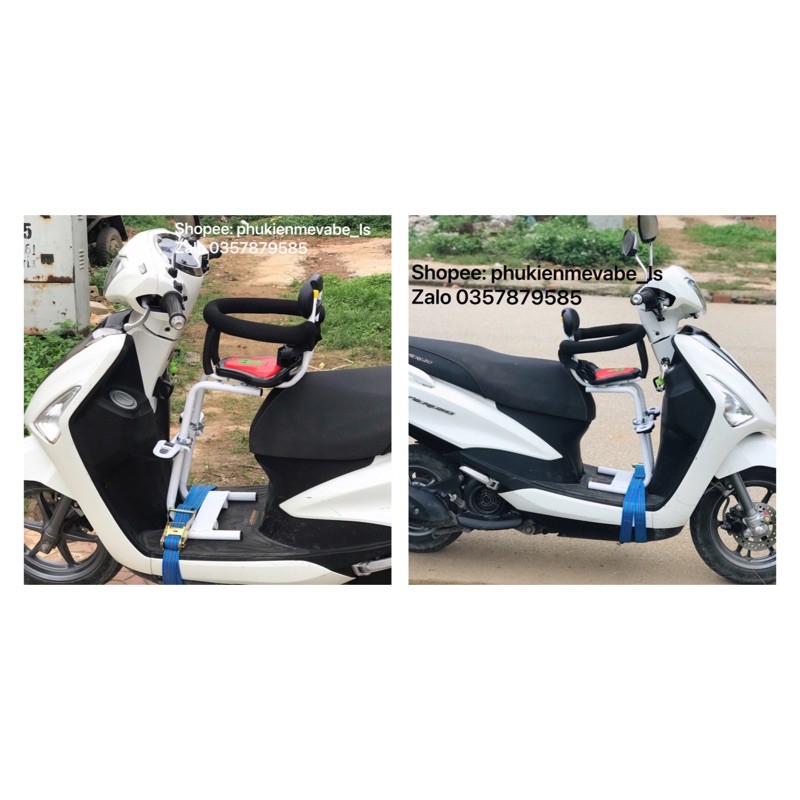 VC02-Ghế ngồi xe máy điện, xe máy, vespa lx vững chắc (yên kêu chít chít)