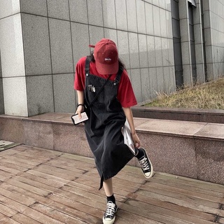 Yếm váy jean hai màu đen xanh unisex