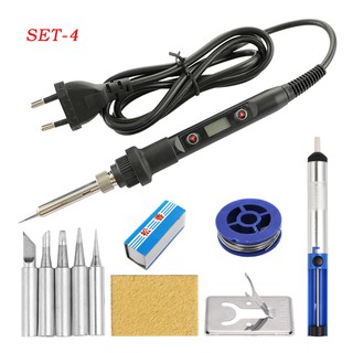 Bộ mỏ hàn điện 220v 80w màn hình lcd hiển thị nhiệt độ