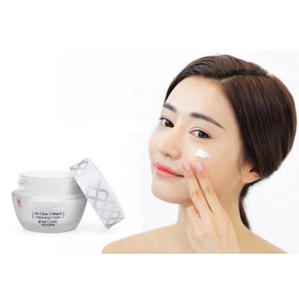 Kem dưỡng trắng da dưỡng ẩm chống lão hóa chiết xuất Collagen 3W Clinic Hàn Quốc 50ml | BigBuy360 - bigbuy360.vn