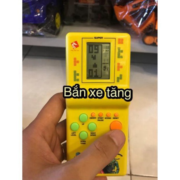 T01 [Hàng VIỆT NAM] Máy Game XẾP GẠCH (TETRIS) tặng kèm PIN T01