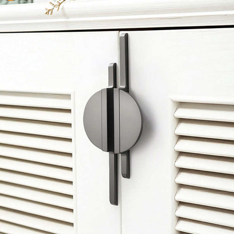 Tay Nắm Cửa Tủ Hình Bán Nguyệt Bằng Hợp Kim Kẽm Phong Cách Vintage