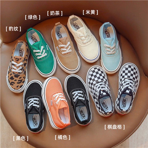Giày Thể Thao Vải Canvas Thoáng Khí Phong Cách Hàn Quốc Thời Trang Xuân Thu Cho Bé