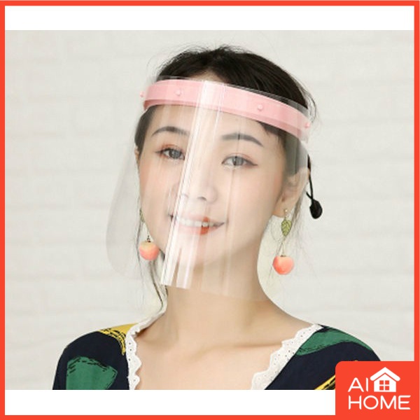 Mặt Nạ Bảo Vệ Nửa Mặt Trong Suốt Chống Bụi / Gió / Cát / Khói Tùy Chỉnh Tiện Dụng Cho Nam Và Nữ