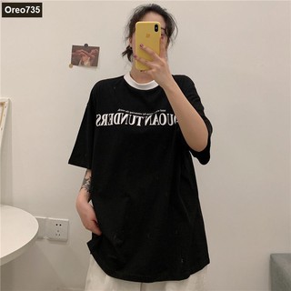 Áo thun cotton tay lỡ quảng châu oreo735