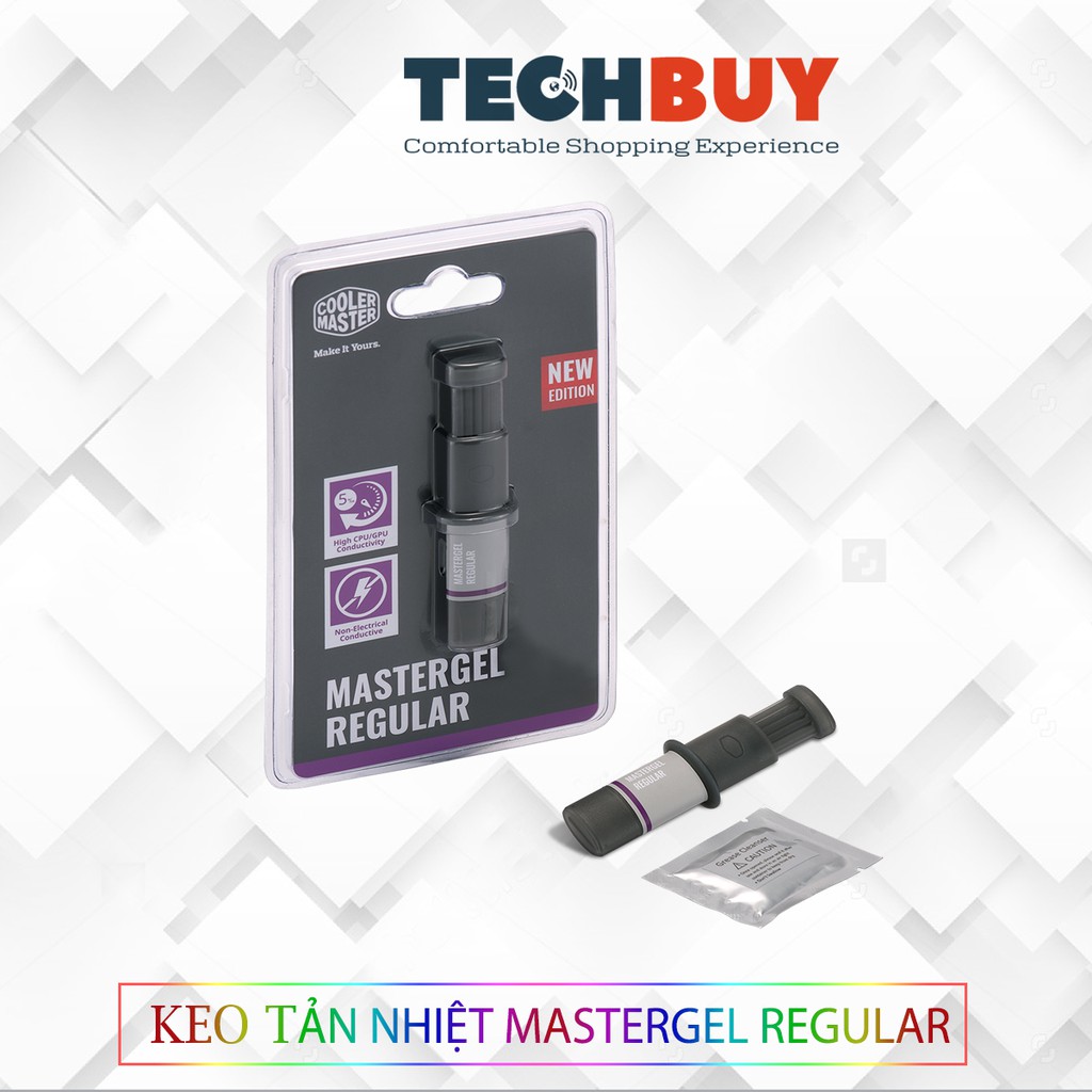 Keo tản nhiệt Cooler Master MasterGel Regular I Kem tản nhiệt CM Master Gel  Regular I HIGH PERFORMANCE THERMAL GREASE