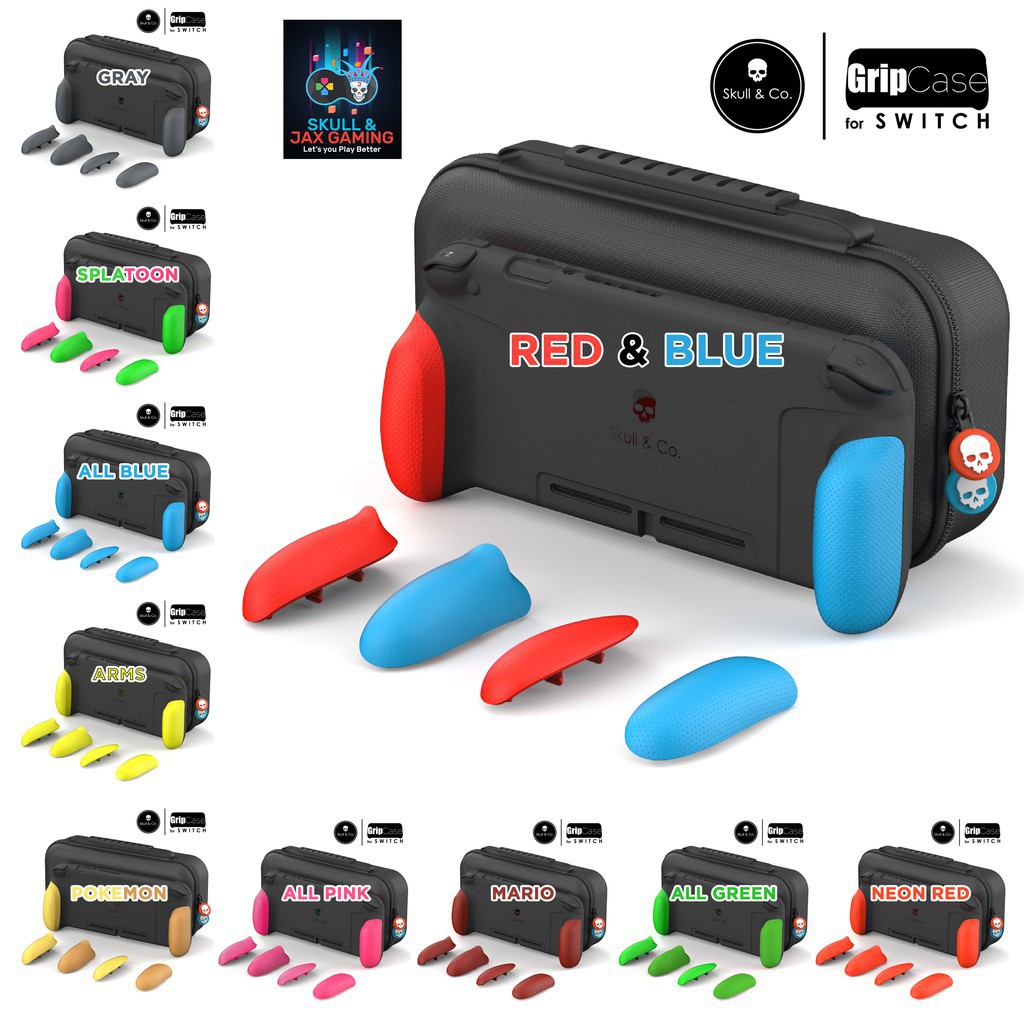 Ốp và tay GripCase hãng Skull & Co cho Nintendo Switch