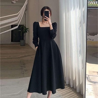 Váy đen tiểu thư dáng dài