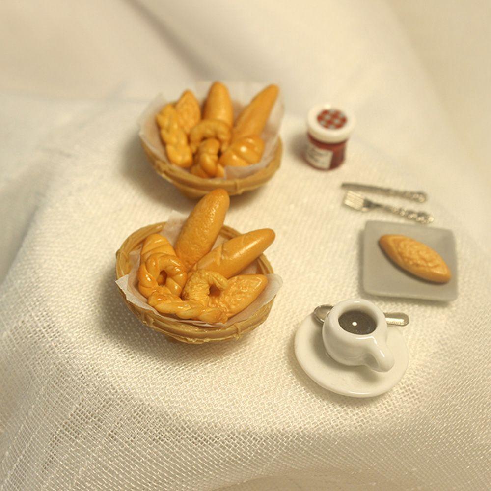 BEBETTERM Giỏ Bánh Mì Đồ Chơi Cho Nhà Búp Bê