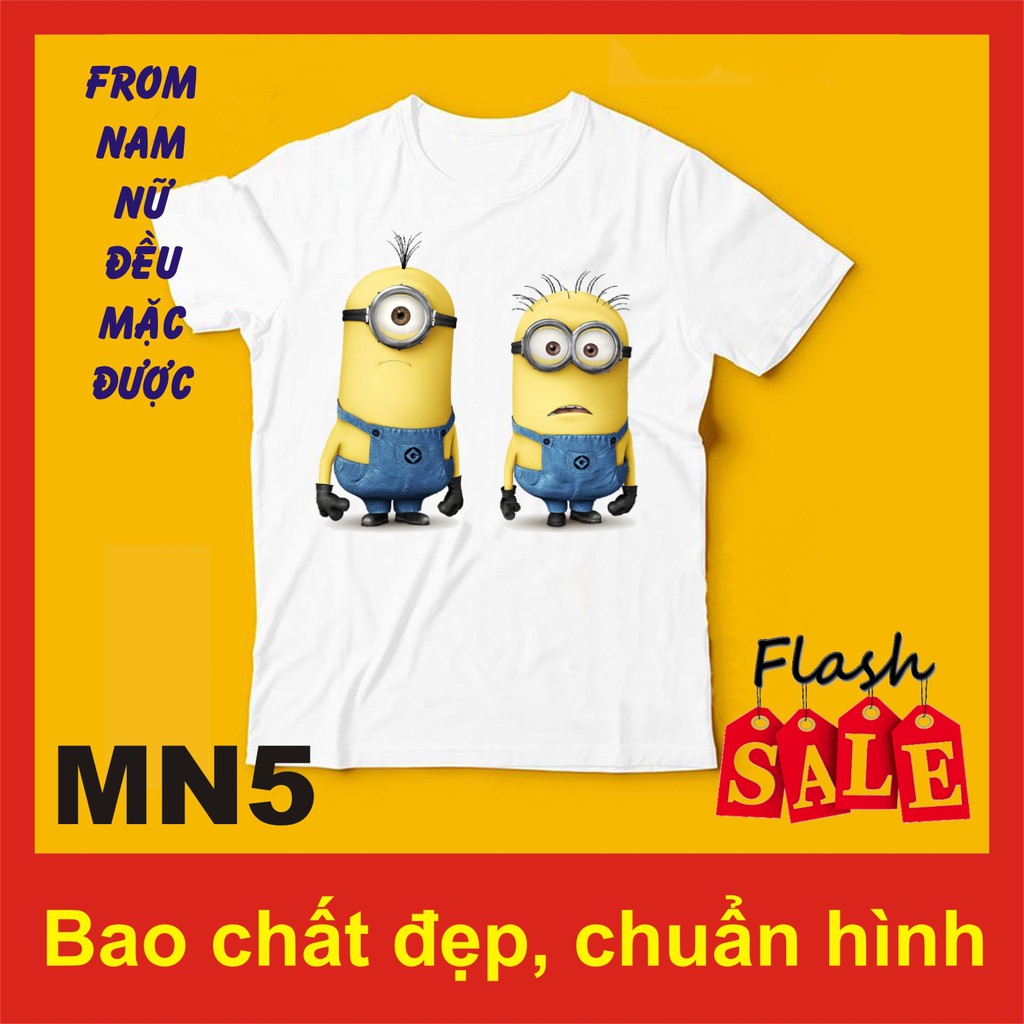 Áo thun minion 5 siêu đẹp, 50 hình, ngộ nghĩnh