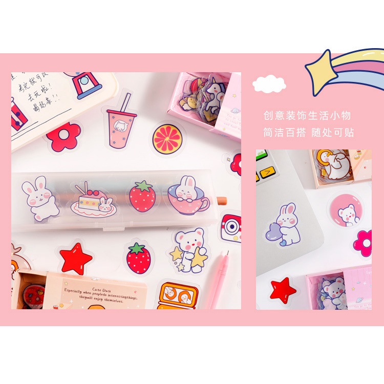 Hộp Sticker dán chống nước Cực tốt Cắt sẵn nhiều Kiểu dáng