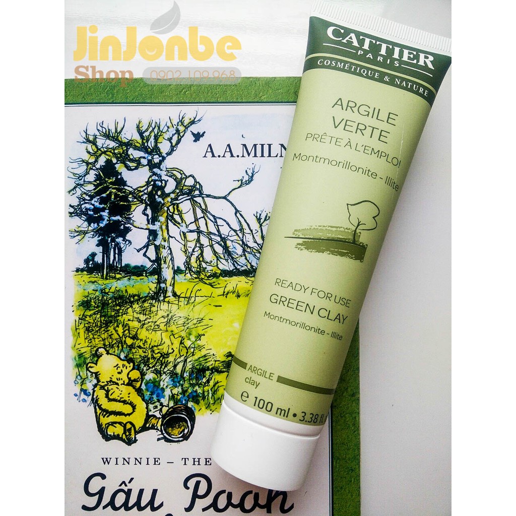Mặt nạ Cattier đất sét Xanh từ Jinjonbeshop