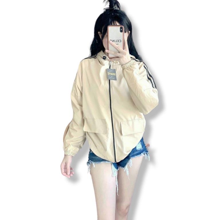 Áo Khoác Dù Nhẹ Nữ 2 Lớp Túi Hộp [ HÌNH THẬT SP ] - ĐĂNG QUANG CLOTHER