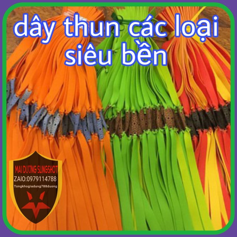 10 bộ thun pricise-thun 1mm chính hãng dành cho ná cao su