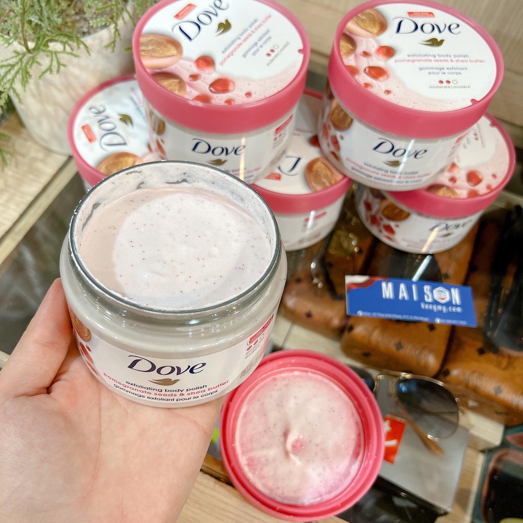 TẨY TẾ BÀO CHẾT TOÀN THÂN DOVE EXFOLIATING BODY POLISH  - Hàng Nhập USA Chính Hãng