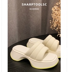 Dép sandal đế dày phong cách châu âu thời trang mùa hè 2022 cao cấp dễ phối đồ cho nữ