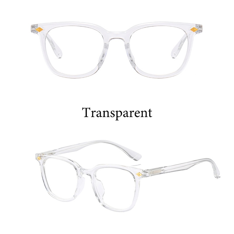 Mắt kính CHARMRAY gọng nhựa hình vuông chống bức xạ phong cách cổ điển thời trang